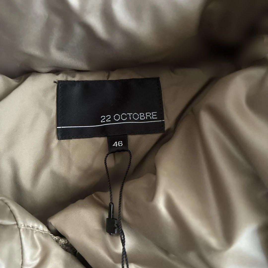 [大きいサイズ46] 東京スタイル　22オクトーブル　ファー付きダウンコート