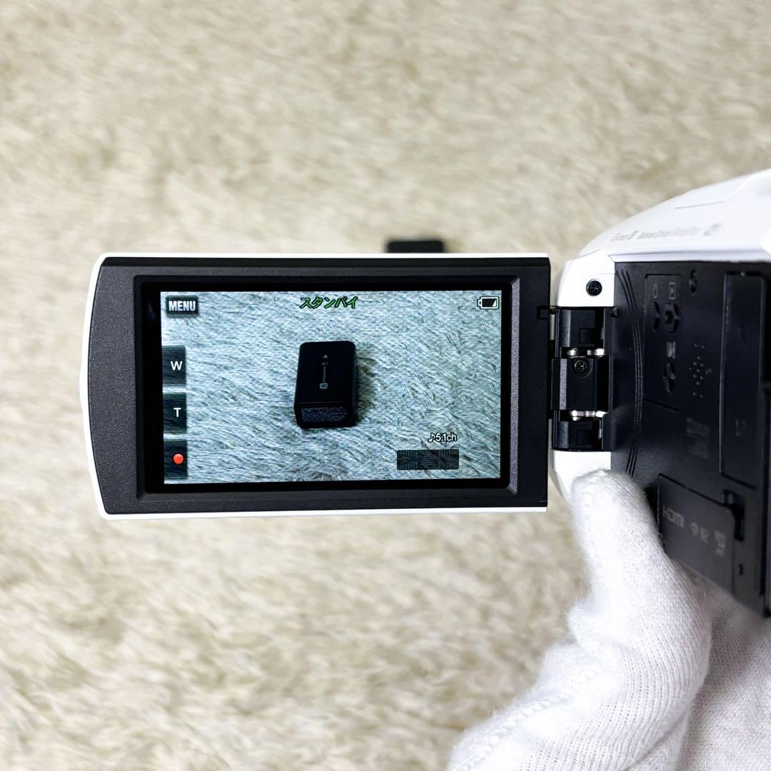 【未使用級】ソニー ハンディカム HDR-CX680 ビデオカメラ ホワイト