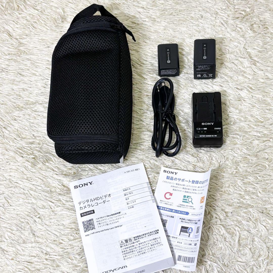 【未使用級】ソニー ハンディカム HDR-CX680 ビデオカメラ ホワイト