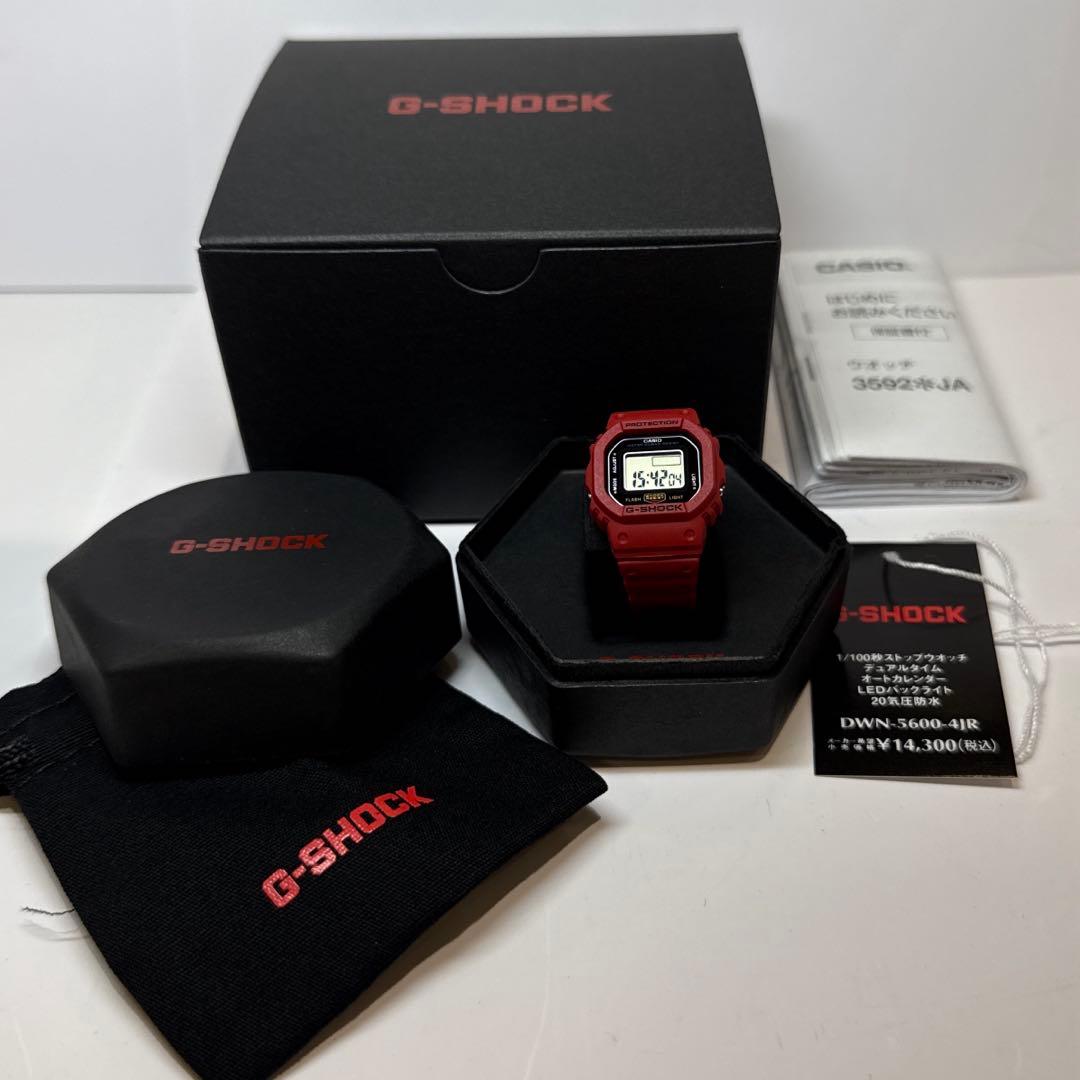 G-SHOCK DWN-5600-4JR レッドリング