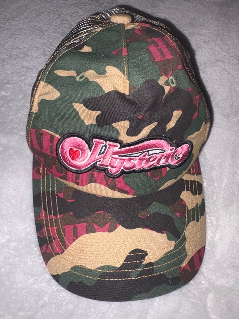 hysteric glamour メッシュキャップ　迷彩柄
