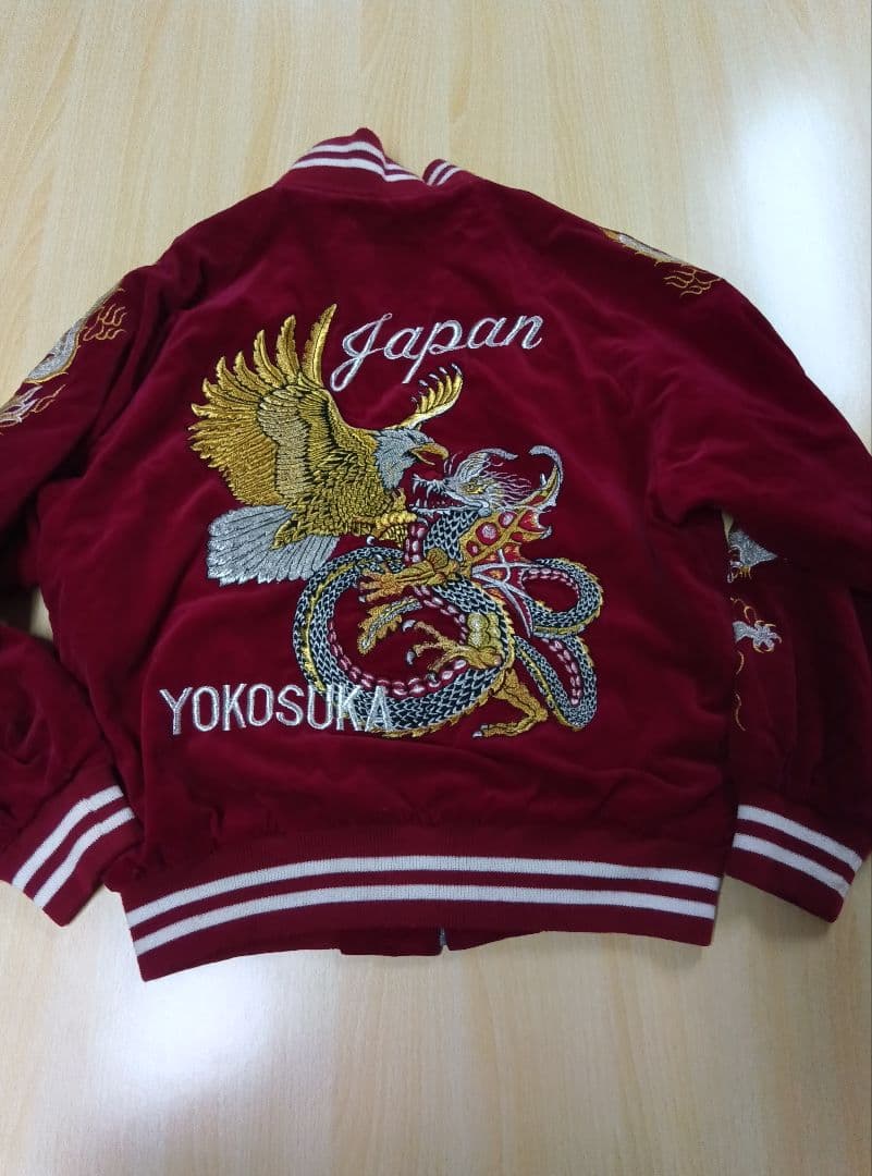 London　F.B.横須賀 　ベロア　スカジャン