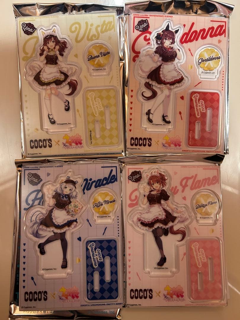 新品 ウマ娘 ココス アクリルスタンド 4種セット