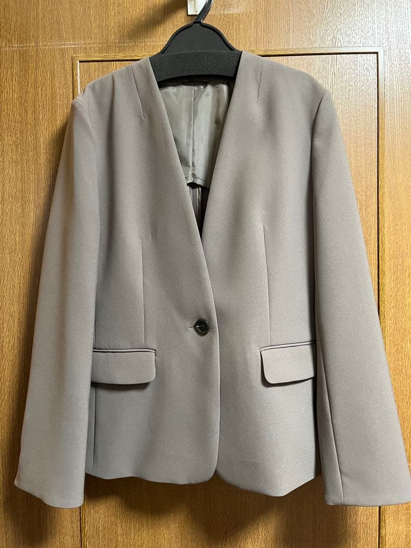 ❤️着用1回のみ❤️洋服の青山 ブラウンパンツスーツセット