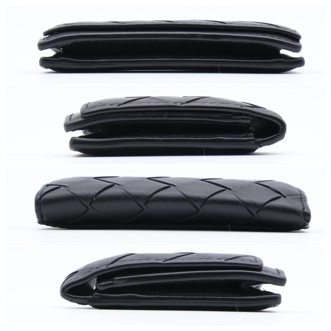 【極美品】BOTTEGA VENETA 名刺入れ　イントレチャート　黒