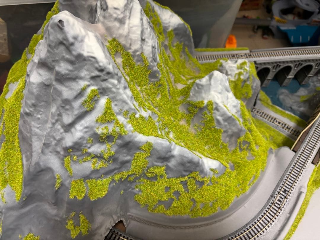 最終価格KATO Nゲージ　アルプスの氷河特急デスクトップレイアウト