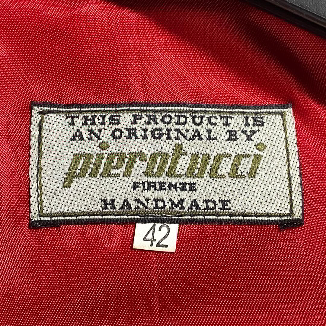 未使用級♡PIEROTUCCI 羊革レザージャケット イタリア製 定価10万円