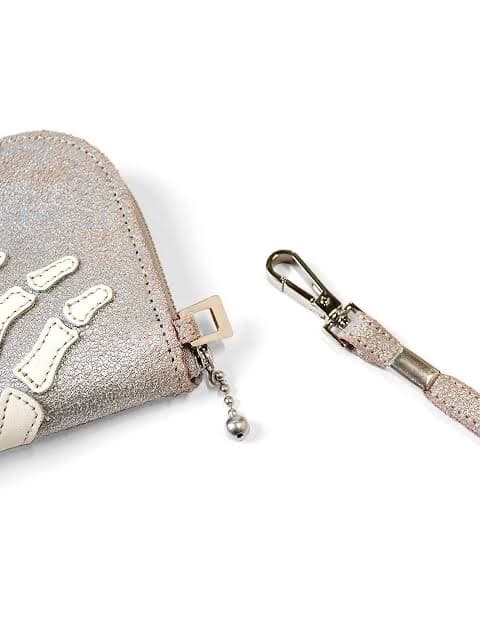 kapital レザー THUMBS UP BONE ネックBAG シルバー