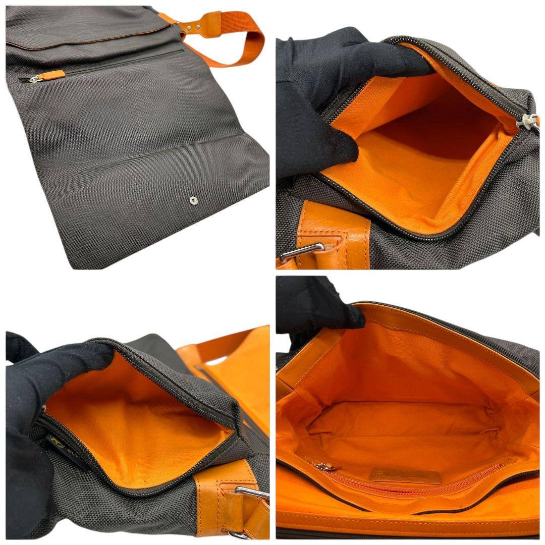 ハンティングワールド　ショルダーバッグ　キャンバス　メッセンジャーバッグ　s7