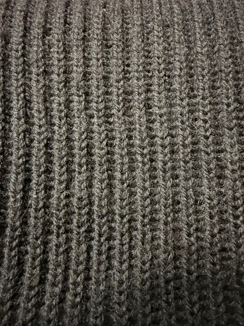 英国製 Baker Brown 畔編み リブニット 40 ブラック