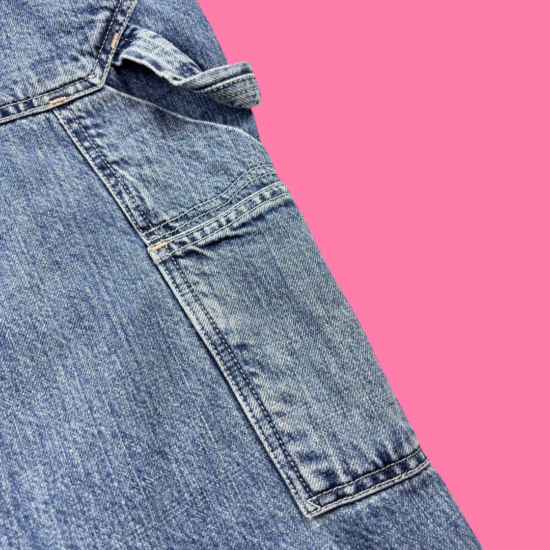 90s Polo Jeans Co Workwear デニムオーバーオール XL