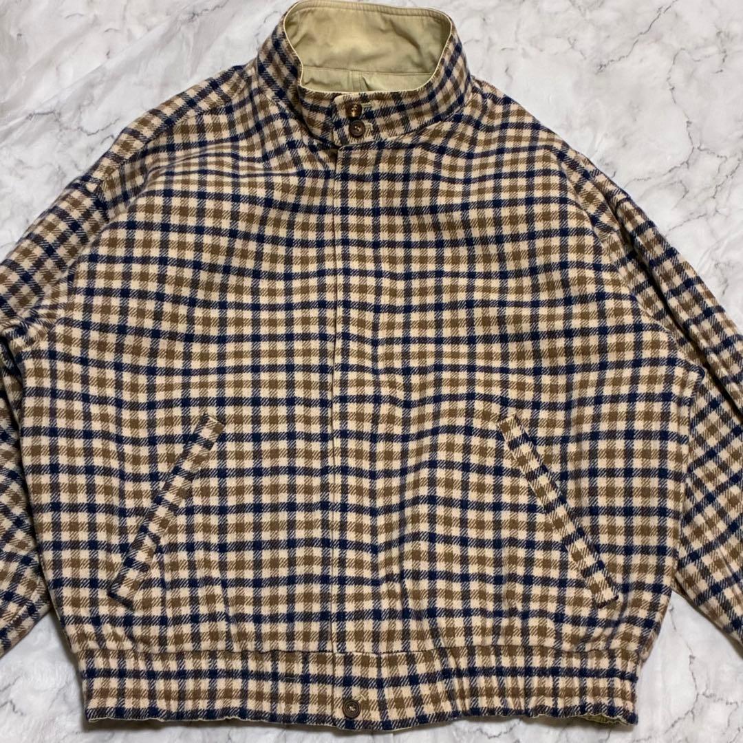 Aquascutum 90 80s 2WAY リバーシブル ハリストンジャケット