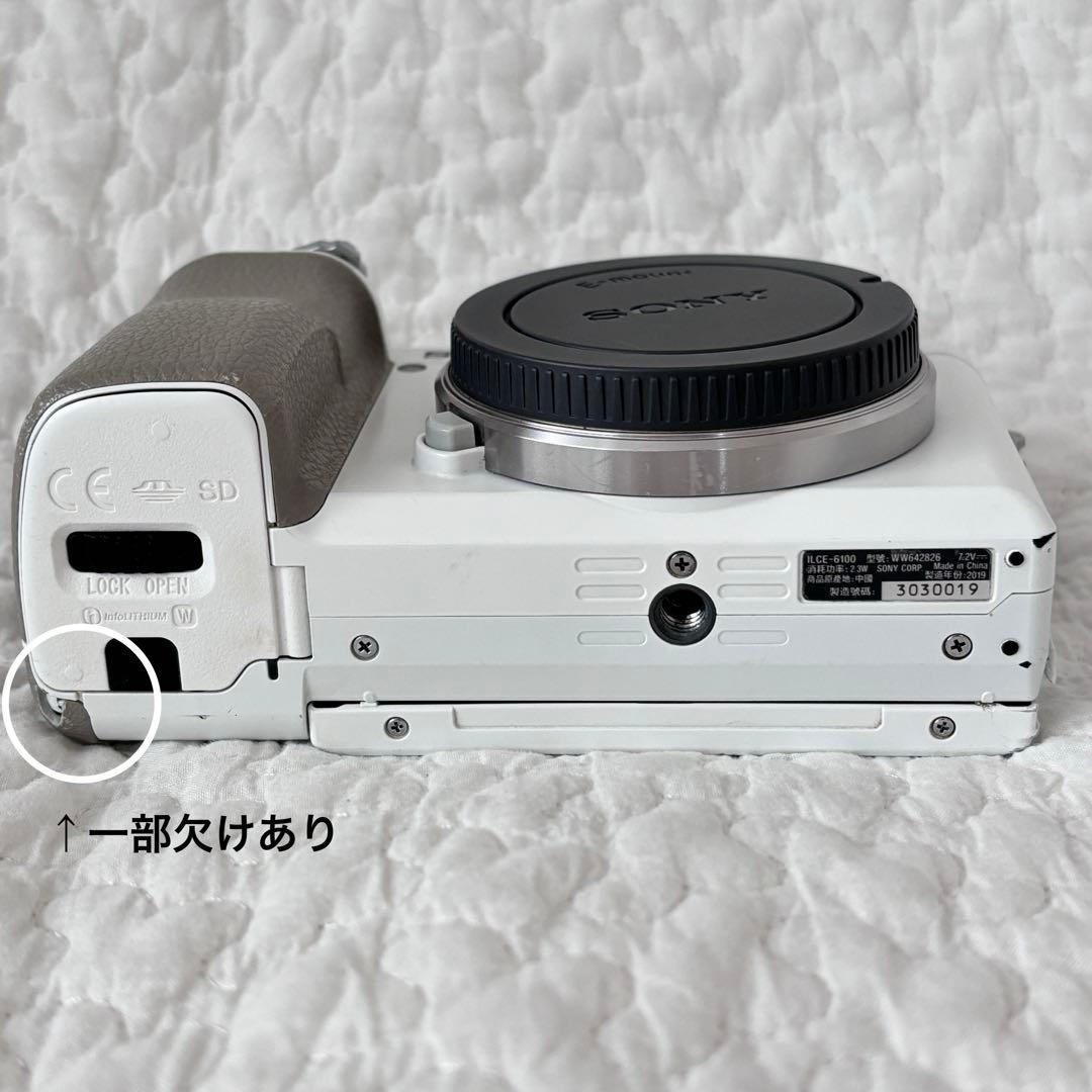 SONY α6100 ILCE-6100 ボディ 本体　パワーズームレンズセット