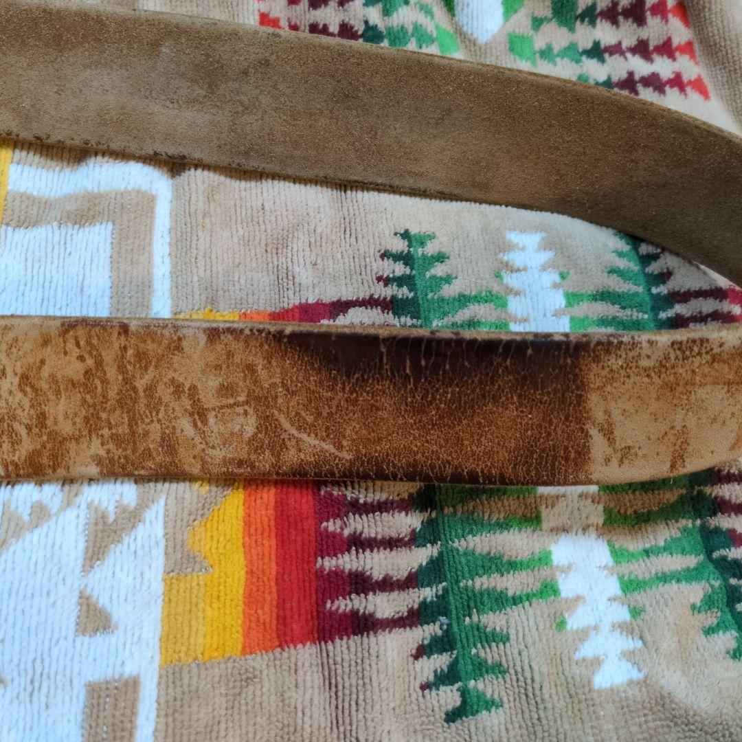 Vintage Works×BUDDY レザーベルト 34