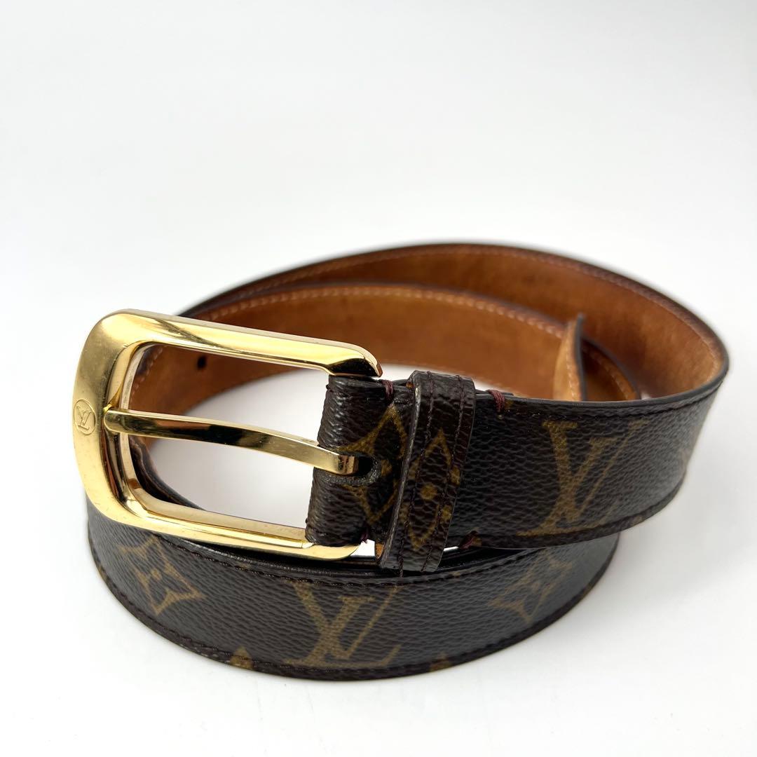 ルイヴィトン モノグラム サンチュール エリプス LVロゴ ユニセックス　レザー