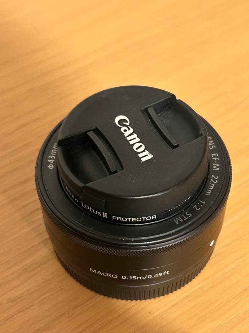 明るくてぼけが綺麗な単焦点レンズCanon EF-M 22mm F2フィルム付き