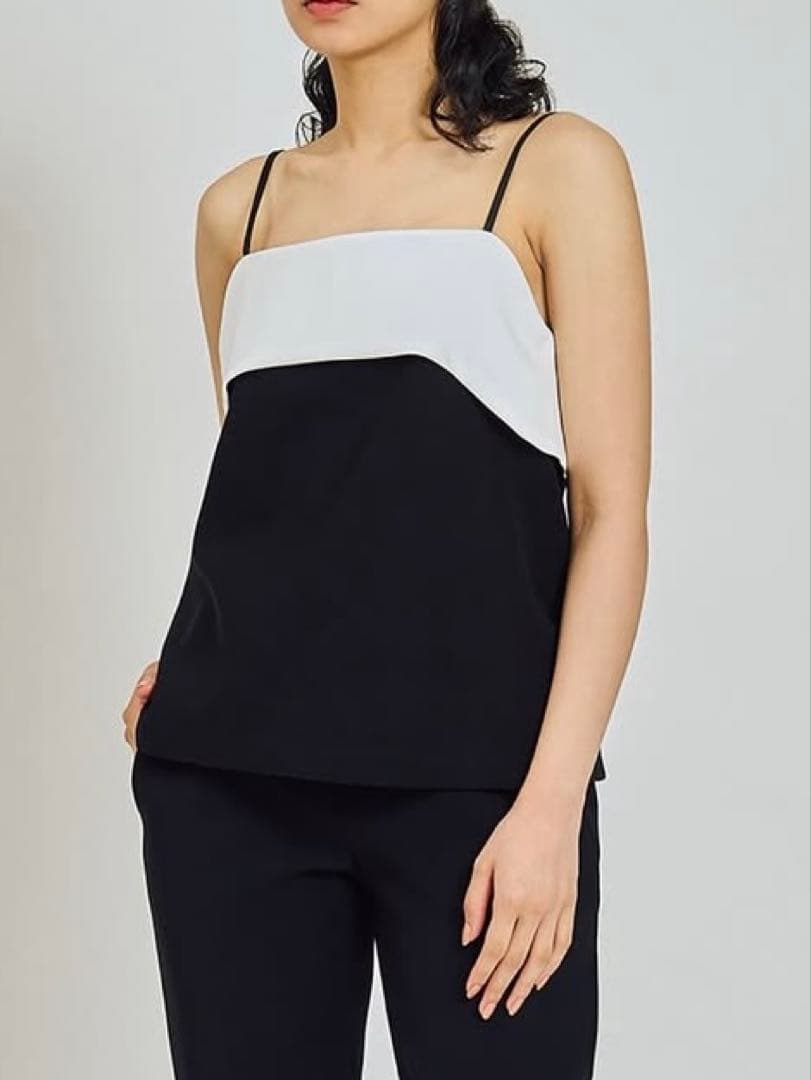 トップス borders at balcony / TWILL CAMI TOP