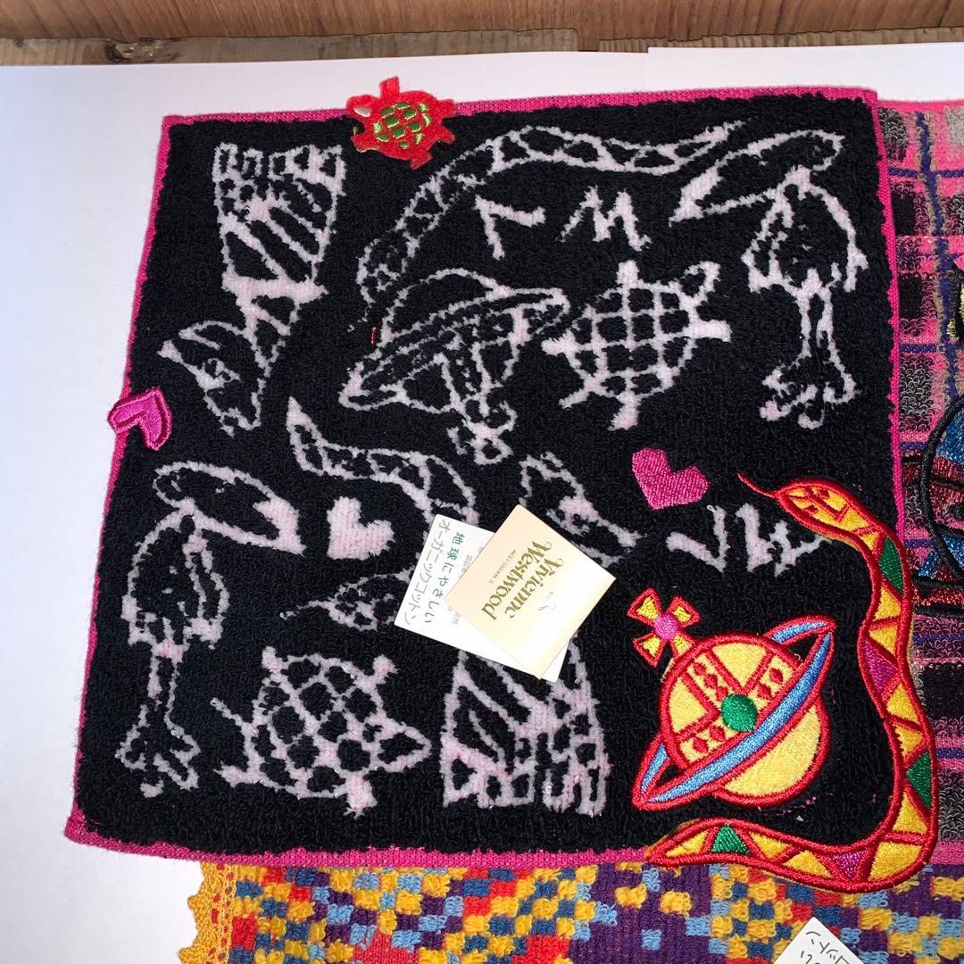 GUM！保管品！ヴィヴィアンウエストウッド タオルハンカチ5枚セット