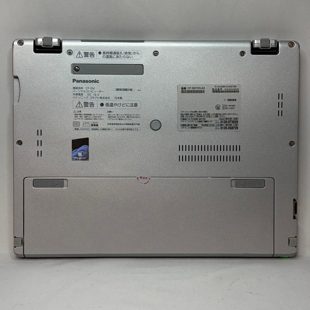 美品 CF-QV1 LTE 第11世代 i7 16GB 512GB WQXGA+