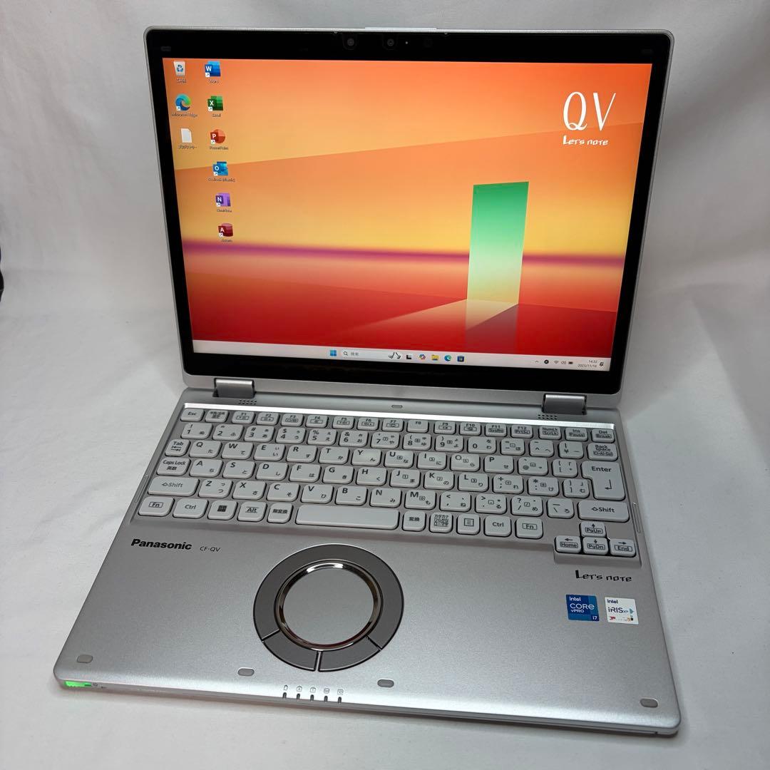 美品 CF-QV1 LTE 第11世代 i7 16GB 512GB WQXGA+