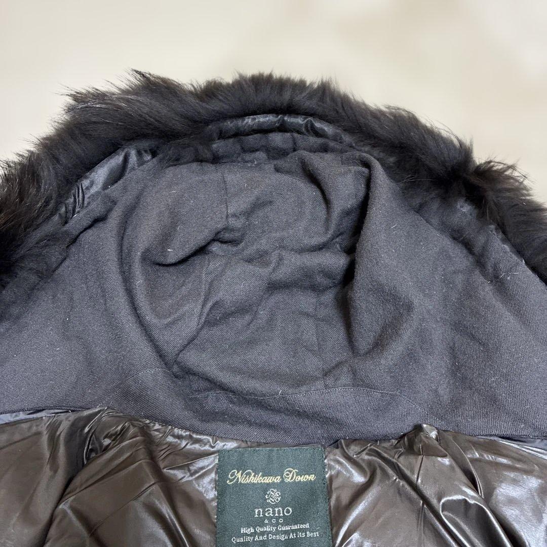 ✴︎har8t 様✴︎nano universe西川ダウン40ブラウンダウンジャケッ