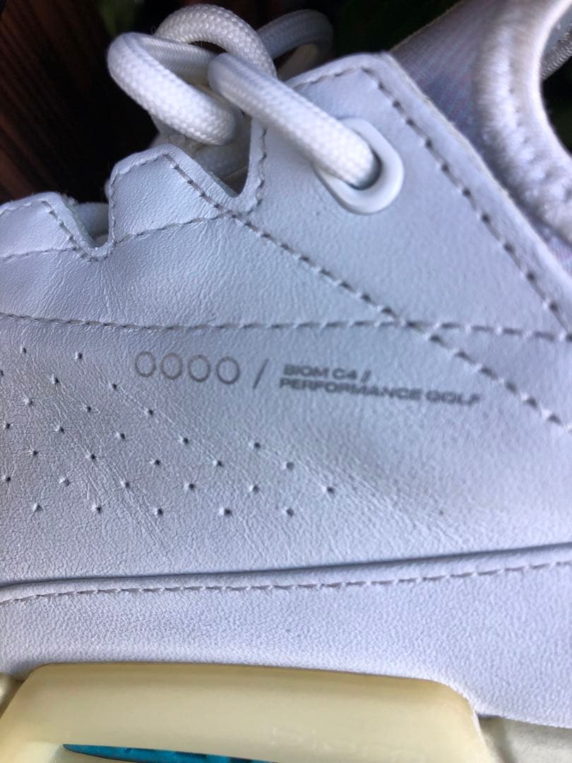 372番 美品ECCOゴルフシューズ 37 23.5cmスパイクレスゴアテックス