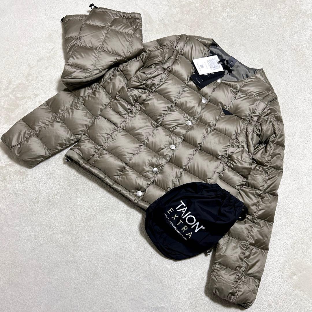 新品 タイオン エクストラ 3way クルーネックインナーダウン セット M
