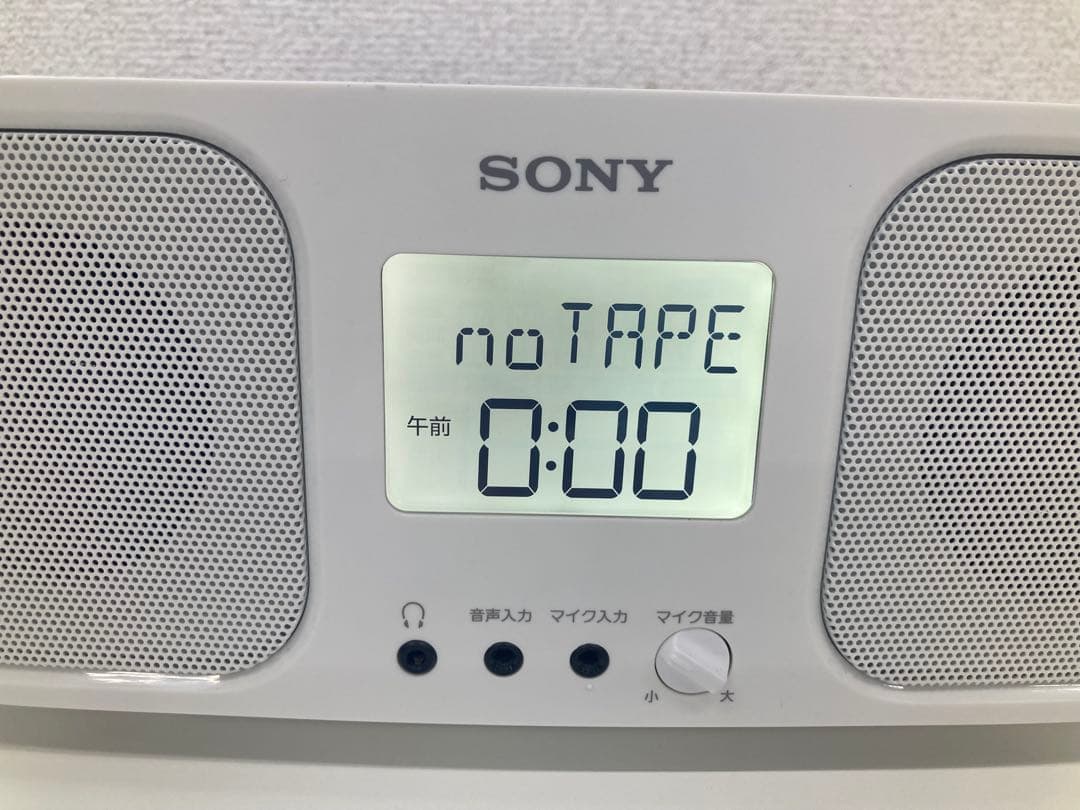 SONY ソニー CFD-S401W ホワイト CDプレーヤー ラジカセ