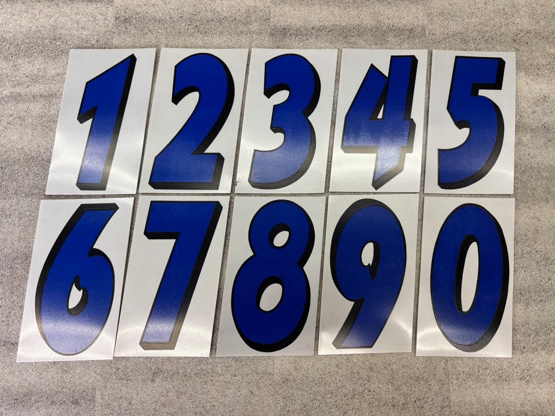 車販売用 プライスボード10枚セット ＋ 数字マグネット付 ＋ 売約済ボード1枚