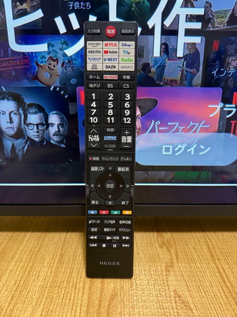 美品東芝REGZA 40V35N 40型2024年製⭕️上地BS/CS動画可テレビ