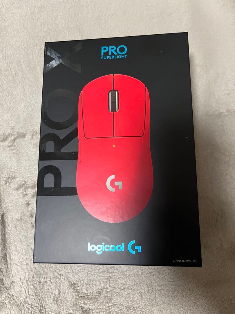 Logicool G PRO SUPERLIGHT レッド