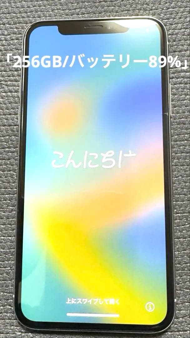 【Face IDOK】iPhone X 256GB SIMフリー 表面割裏面美品