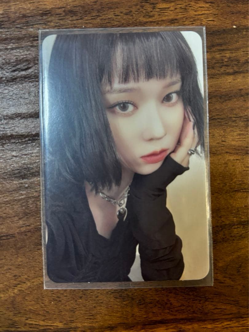 aespa ウィンター SYNK HYPER LINE ファーバッグ紫 トレカ