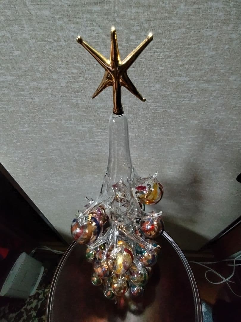 イタリア「SoffieriaParise」 ガラス細工クリスマスツリー