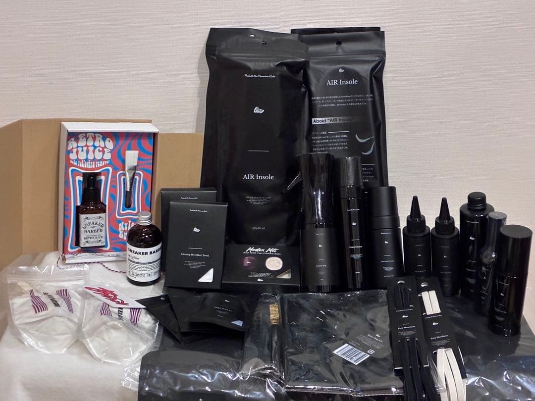 シューケア未使用品 格安処分 KicksWrap SNEAKERBARBER