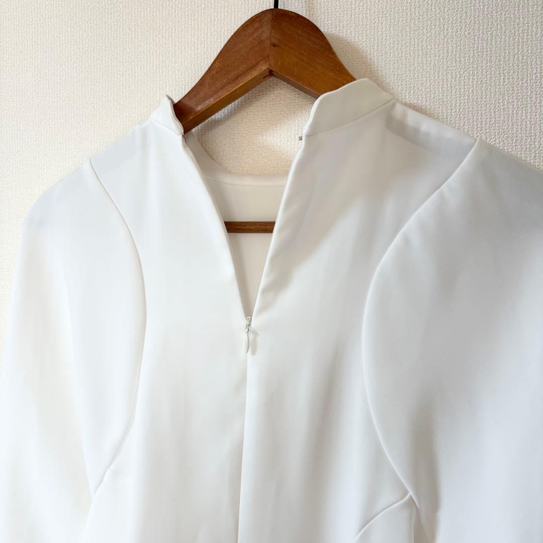 2024✨エンフォルド PEツイル ドレープ プルオーバー 長袖ブラウス 38