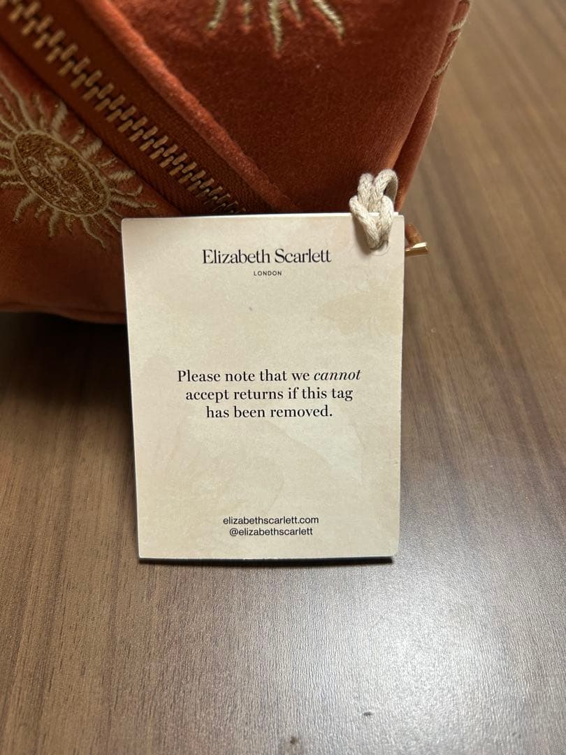 【新品】Elizabeth Scarlett 太陽刺繍ポーチ