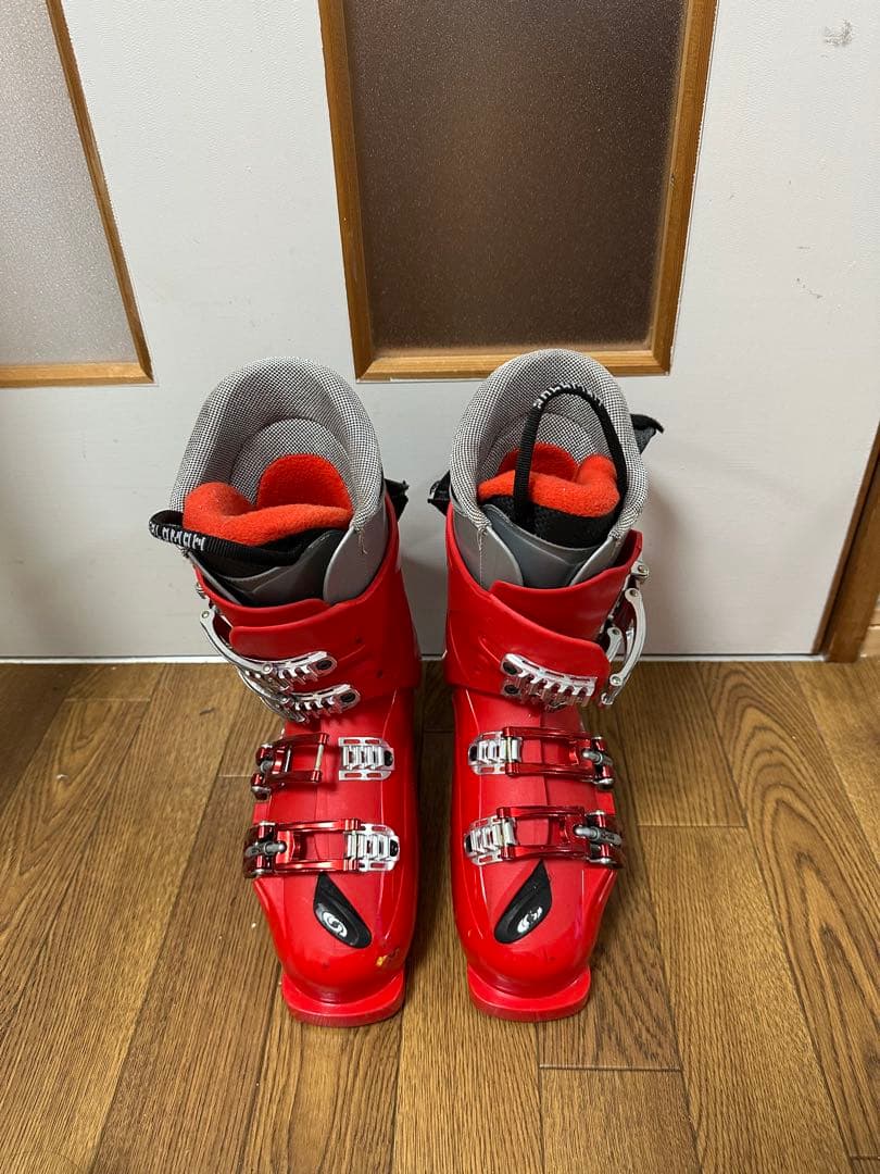 KAZAMA スキー板120cm,ブーツ26”22.5cm,ストック100cm