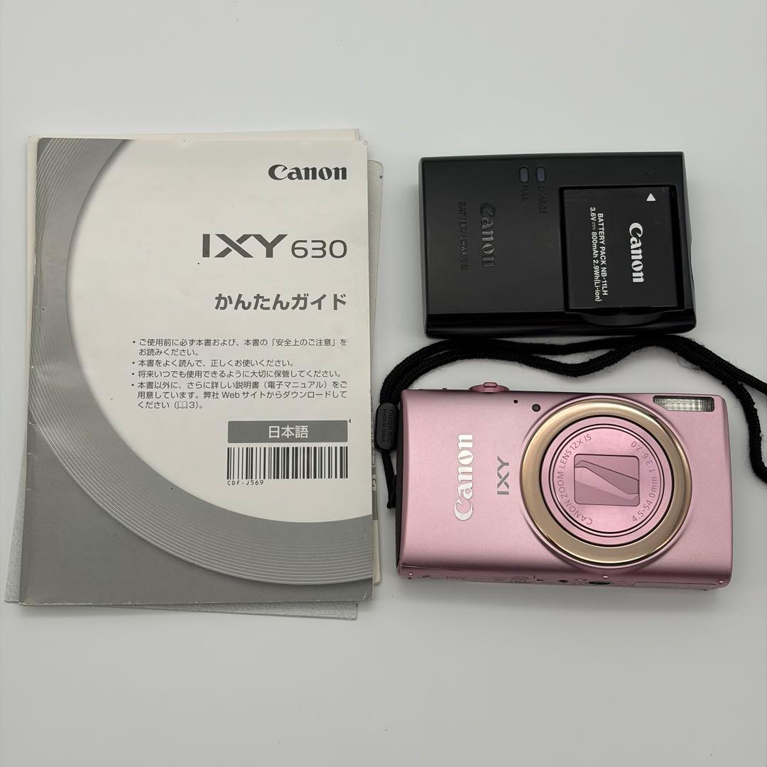 Canon デジタルカメラ IXY 630 光学12倍ズーム ピンク