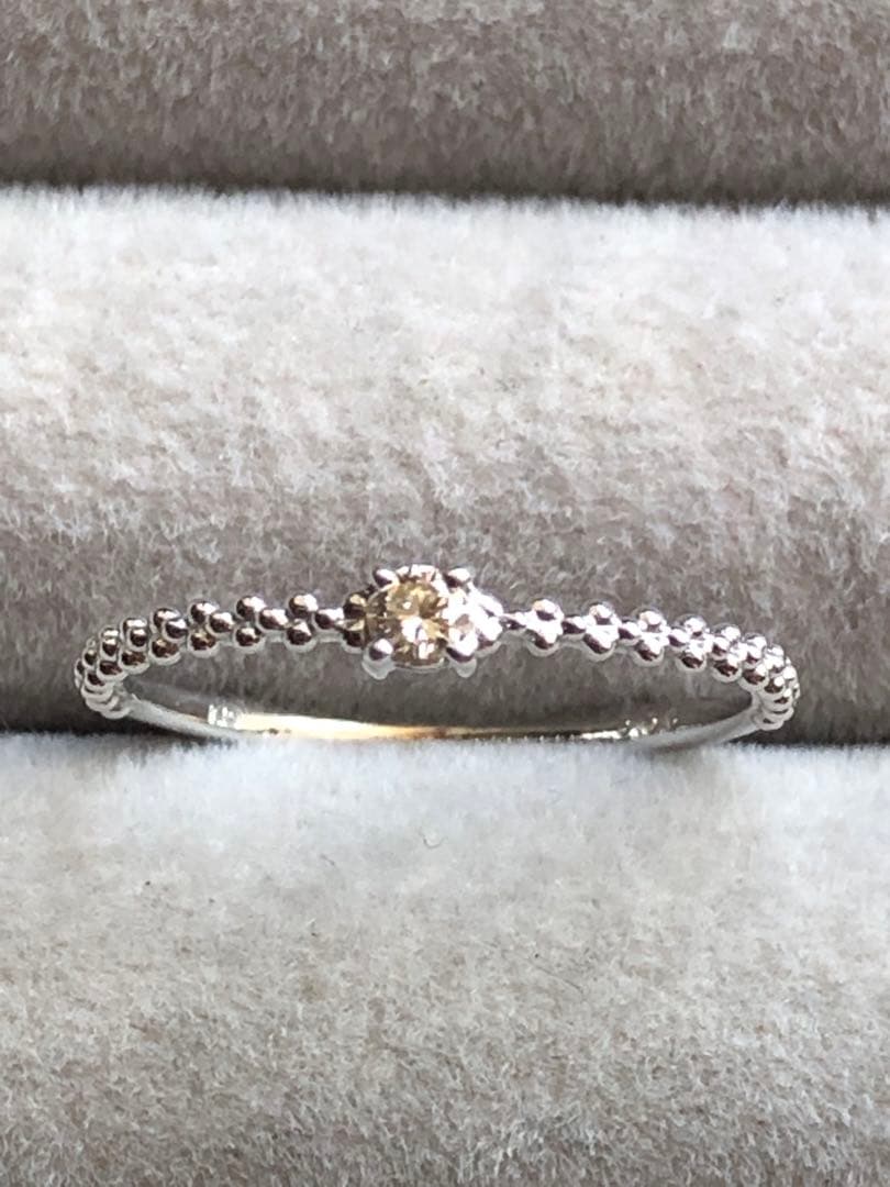 k10WGダイヤモンドリング