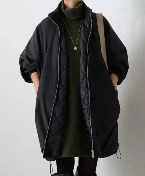 【bearsley 】中綿Bigポンチョコート