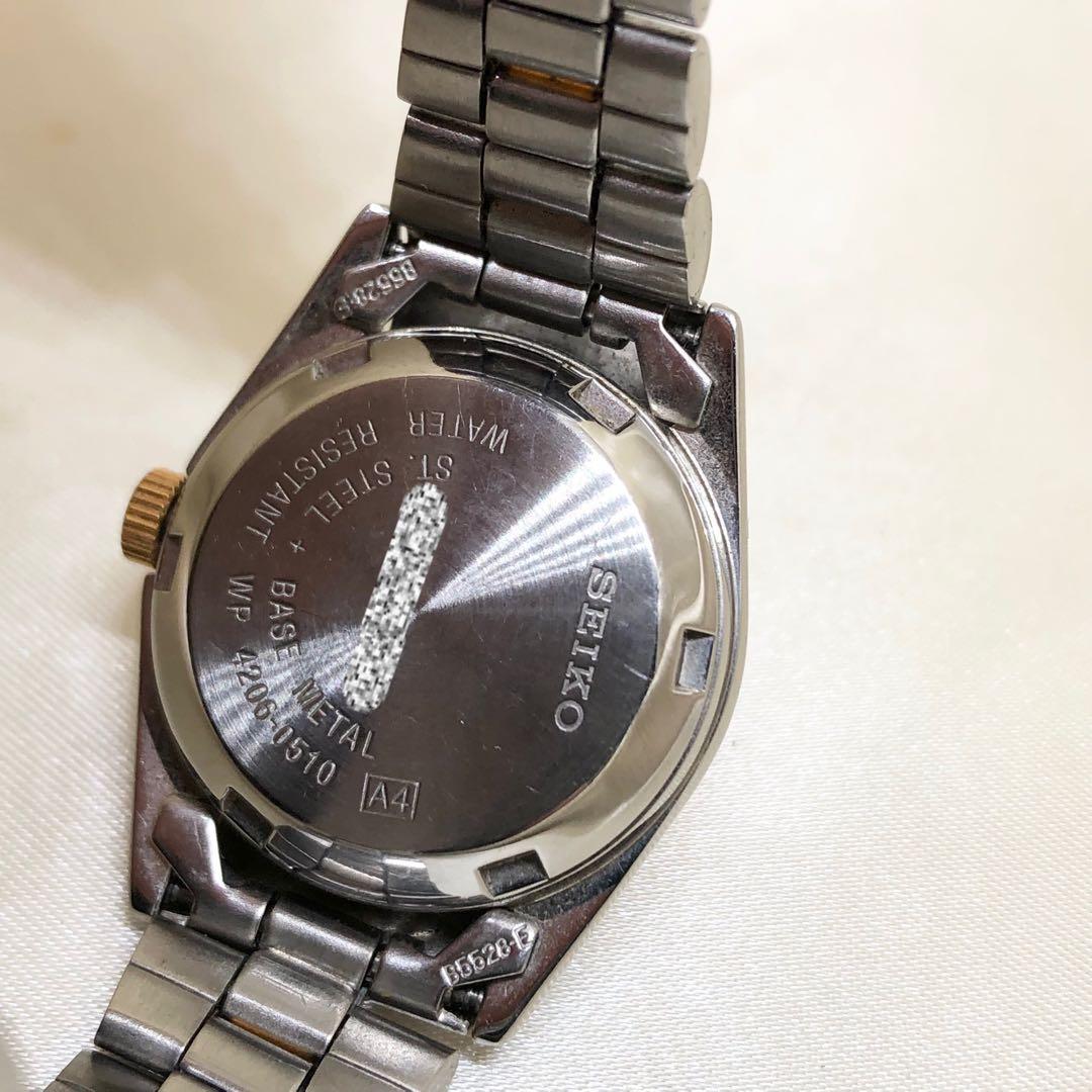 【稼働品】SEIKOセイコー5 自動巻き　腕時計　4206-0510 デイト