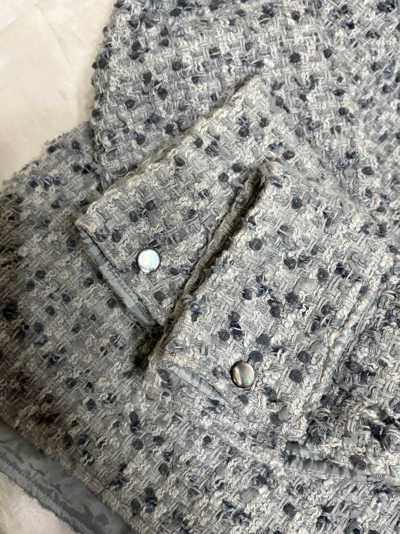 最終✳︎シーマリー cccmalie 美品 ツイードシャツジャケット 38