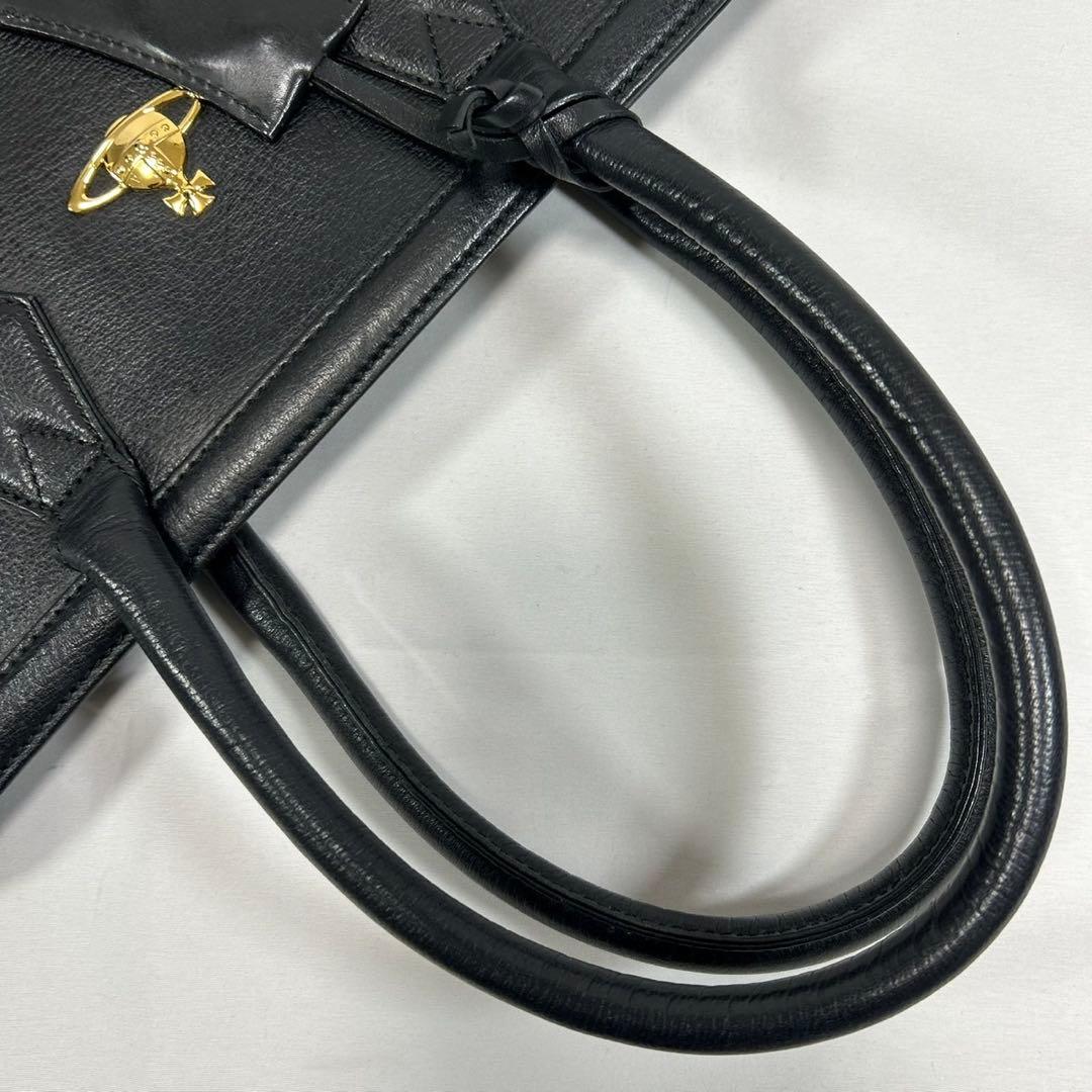 【訳あり極美品】ヴィヴィアンウエストウッド トートバッグ レザー オーブ A4可
