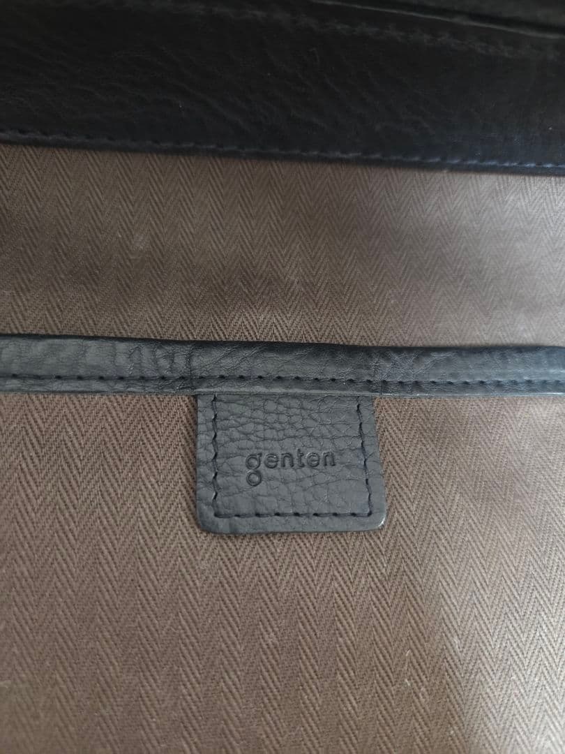 genten ミネルヴァ コンパクトリュック(ブラック) 　ランドセル　牛革