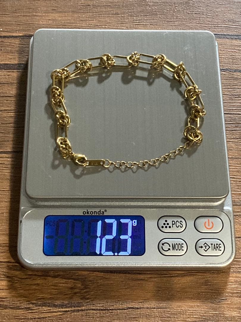 K18刻印 ブレスレット 腕輪 実家整理 遺品整理 ゴールド 貴金属 金