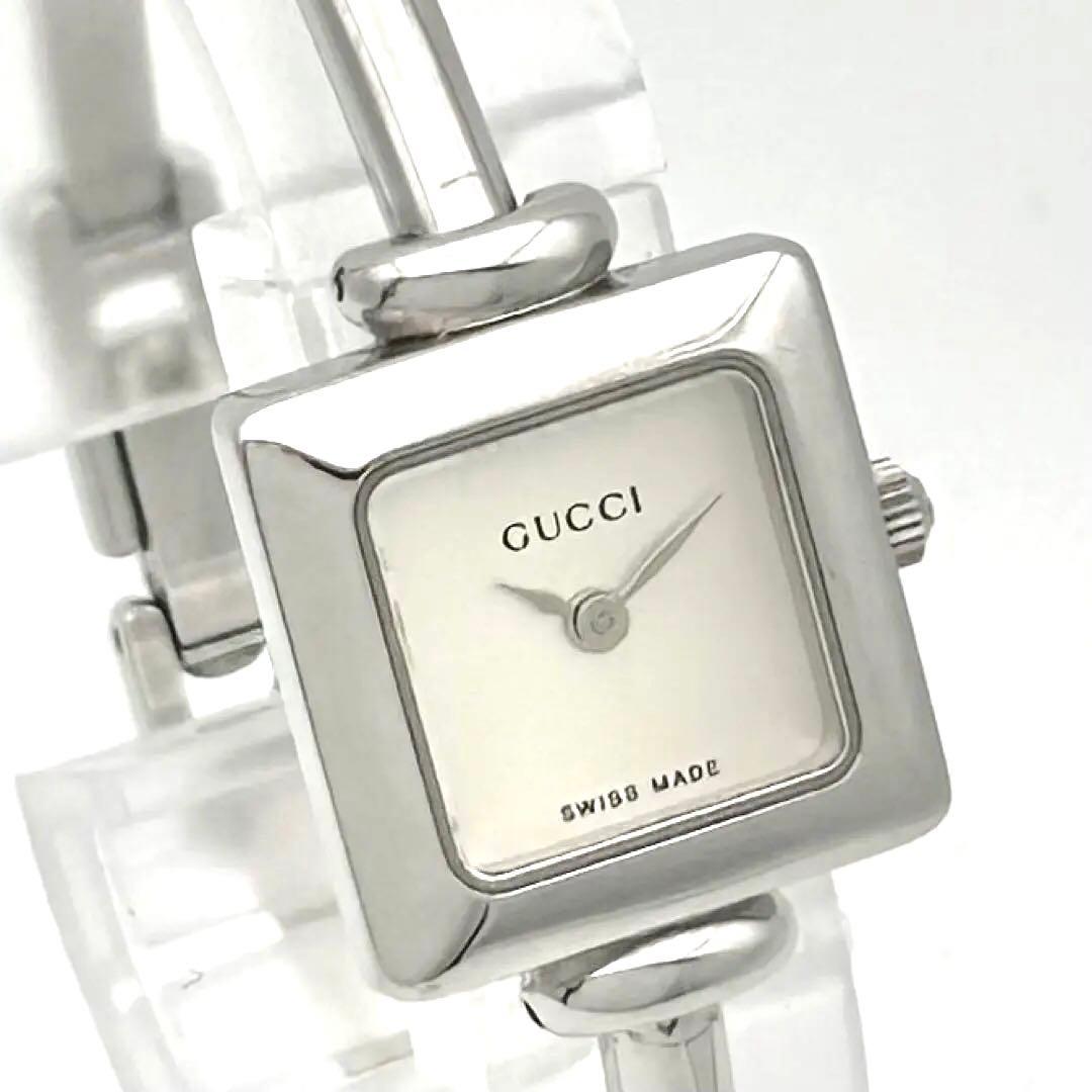 【稼働品】グッチ　クォーツ　腕時計　0228146 新品電池