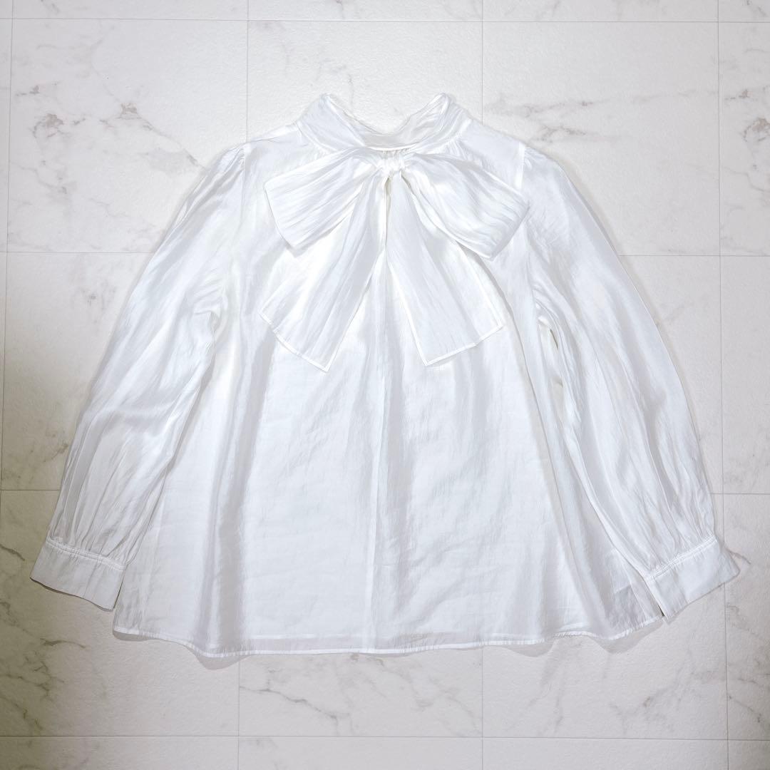 beautiful life ノーリーズ 2WAYシアーリボンブラウス