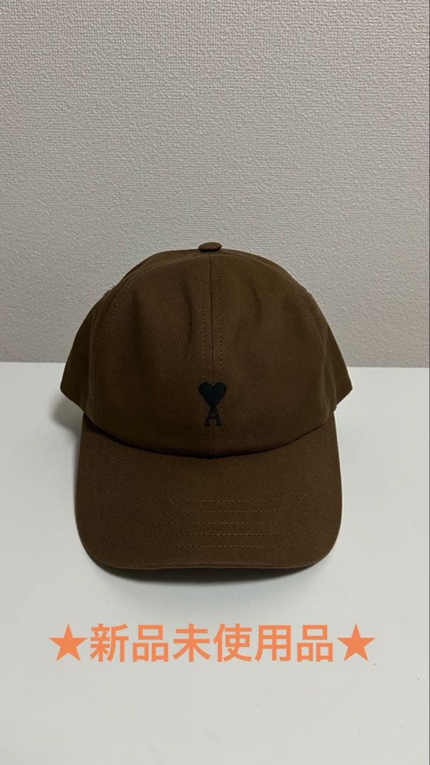 ami paris ブラウン キャップ