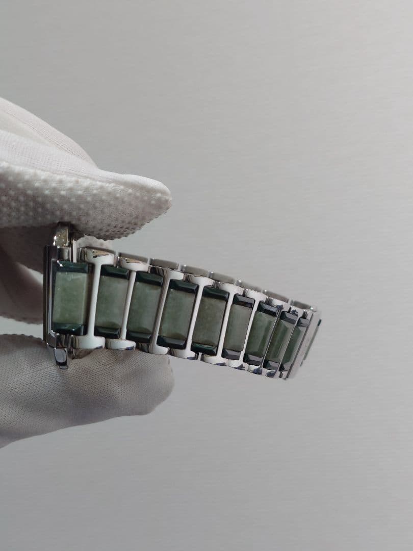 モンテキング　天然翡翠　レディース腕時計　可動品